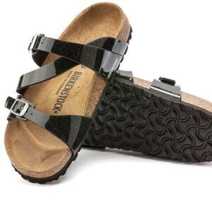 Birkenstock Salina Birko-Flor Cross Buckle Sandal- Magic Galaxy Black